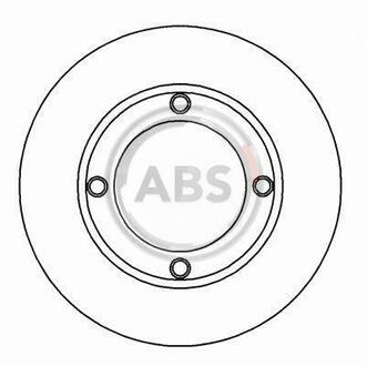 15025 A.B.S. Тормозной диск