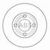 15749 A.B.S. Гальмівний диск задн. Audi 100/80 (82-00) (фото 2)