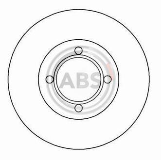 15750 A.B.S. Тормозной диск