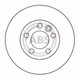 16297 A.B.S. Гальмівний диск перед. Galaxy/Sharan (95-10)