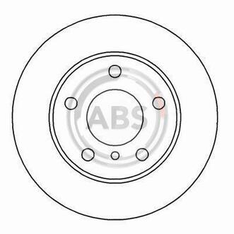 16567 A.B.S. Гальмівний диск