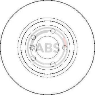 17025 A.B.S. Гальмівний диск перед. E46/E85/E86 (99-08)