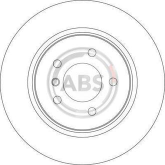 17026 A.B.S. Тормозной диск