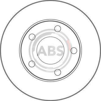 17056 A.B.S. Тормозной диск