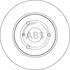 17161 A.B.S. Тормозной диск (фото 2)