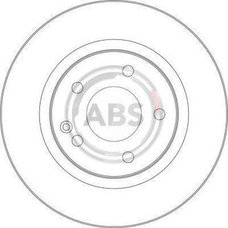 17365 A.B.S. Тормозной диск
