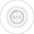 17510 A.B.S. Тормозной диск (фото 2)