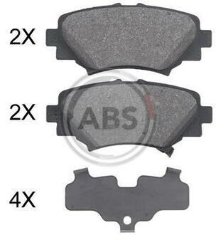 35032 A.B.S. Колодки гальмівні задн. Mazda 3 16-