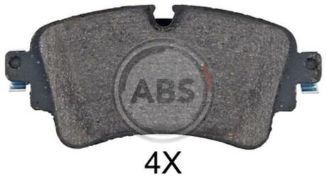 35114 A.B.S. Комплект тормозных колодок, дисковый тормоз