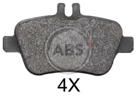 37905 A.B.S. Комплект тормозных колодок, дисковый тормоз