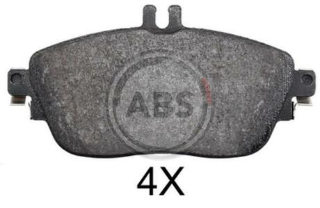 37911 A.B.S. Комплект тормозных колодок, дисковый тормоз