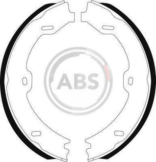 9141 A.B.S. Комплект тормозных колодок, стояночная тормозная система