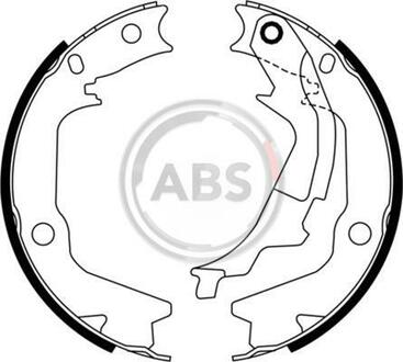 9198 A.B.S. Комплект тормозных колодок, стояночная тормозная система