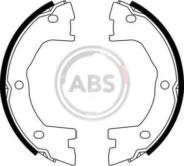 9199 A.B.S. Комплект тормозных колодок, стояночная тормозная система