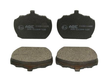 C1G011ABE ABE Комплект тормозных колодок, дисковый тормоз