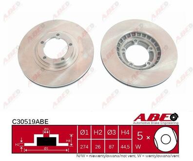 C30519ABE ABE Тормозной диск