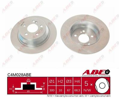 C4M028ABE ABE Тормозной диск
