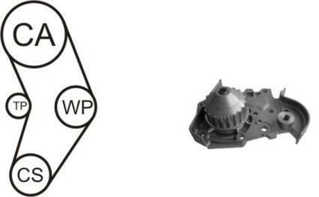 WPK-157801 AIRTEX Водяной насос + комплект зубчатого ремня