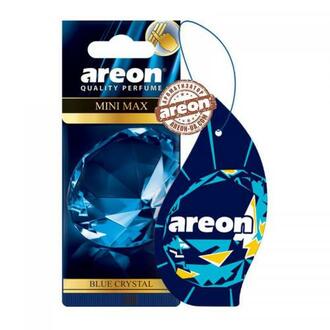 AMM04 Areon Освежитель воздуха сухой листик "MINI MAX " Blue Crystal/Голубой кристал ()