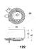 45-01-122 ASHIKA Устройство для натяжения ремня, ремень ГРМ (фото 2)