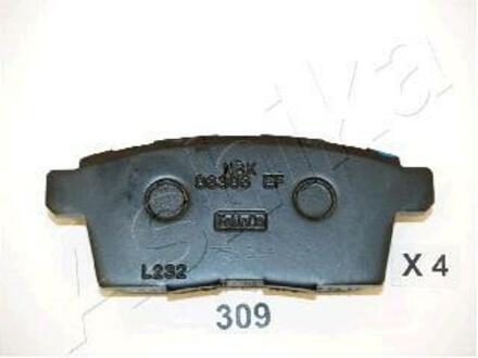 51-03-309 ASHIKA Комплект тормозных колодок, дисковый тормоз