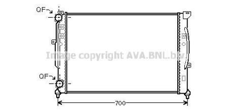 AI2189 AVA COOLING Радіатор PASSAT6/A6/SUPERB  BRAZED (Ava)