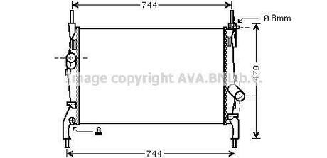 FD2404 AVA COOLING Радіатор (вир-во AVA)