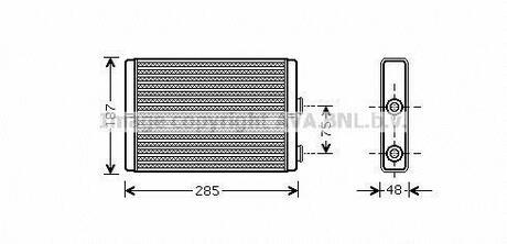 FT6325 AVA COOLING Радиатор отопителя салона ()