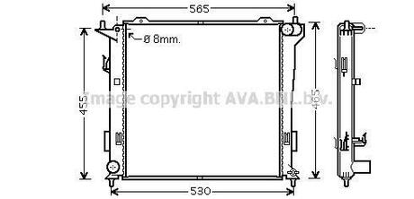 HY2181 AVA COOLING Радіатор (Ava)