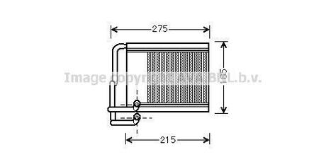 HY6213 AVA COOLING Теплообменник, отопление салона