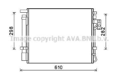 KAA5149D AVA COOLING Конденсатор, кондиционер