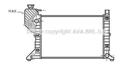 MSA2181 AVA COOLING Радiатор охолодження (вир-во AVAl)