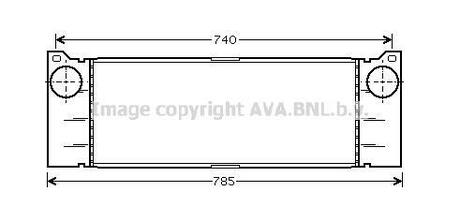 MSA4473 AVA COOLING Інтеркулер MERCEDES VITO II W 639 (03-) (вир-во )