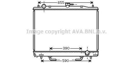 MT2170 AVA COOLING Радiатор охолодження (вир-во AVA)