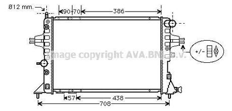 OLA2329 AVA COOLING Радиатор, охлаждение двигателя