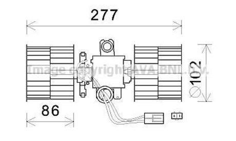 SA8022 AVA COOLING Компресор салону AVA SA8022 оригінальна запчастина