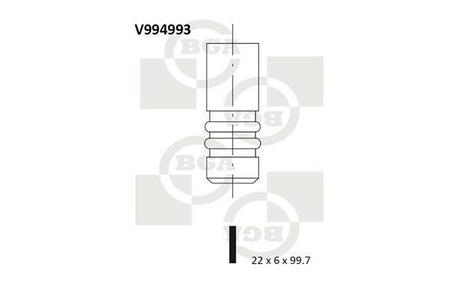 V994993 BGA Выпускной клапан