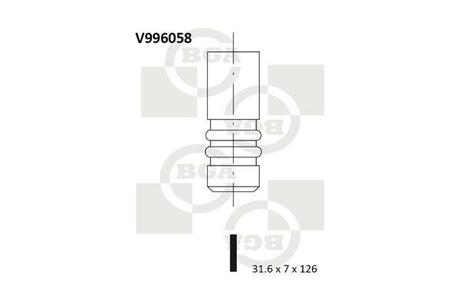 V996058 BGA Выпускной клапан