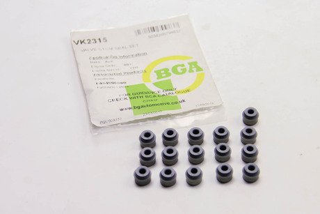 VK2315 BGA Сальники клапанів Master/Movano 2.3 dCi 10-/Trafic/Vivaro 2.0 dCi 06- (к-кт 16шт.)