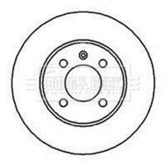 BBD4037 BORG & BECK Гальмівний диск