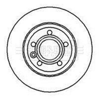 BBD4214 BORG & BECK Гальмівний диск