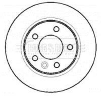BBD4387 BORG & BECK Гальмівний диск
