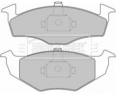 BBP1471 BORG & BECK Комплект тормозных колодок, дисковый тормоз