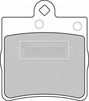 BBP1669 BORG & BECK Комплект тормозных колодок, дисковый тормоз
