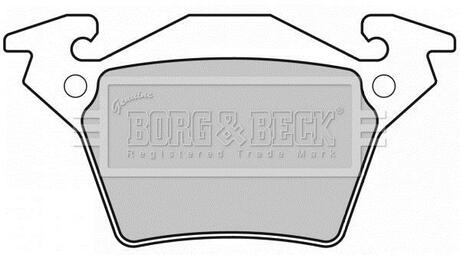 BBP1670 BORG & BECK Комплект тормозных колодок, дисковый тормоз