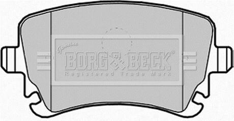 BBP1930 BORG & BECK Комплект тормозных колодок, дисковый тормоз