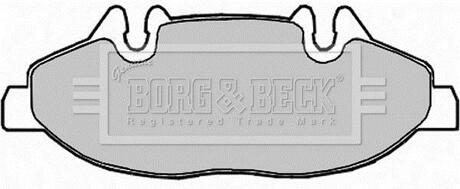 BBP1949 BORG & BECK Комплект тормозных колодок, дисковый тормоз