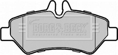 BBP1975 BORG & BECK Комплект тормозных колодок, дисковый тормоз