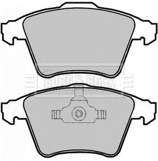BBP2108 BORG & BECK Комплект тормозных колодок, дисковый тормоз