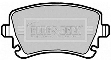 BBP2139 BORG & BECK Комплект тормозных колодок, дисковый тормоз
